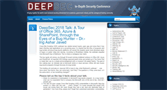 Desktop Screenshot of blog.deepsec.net